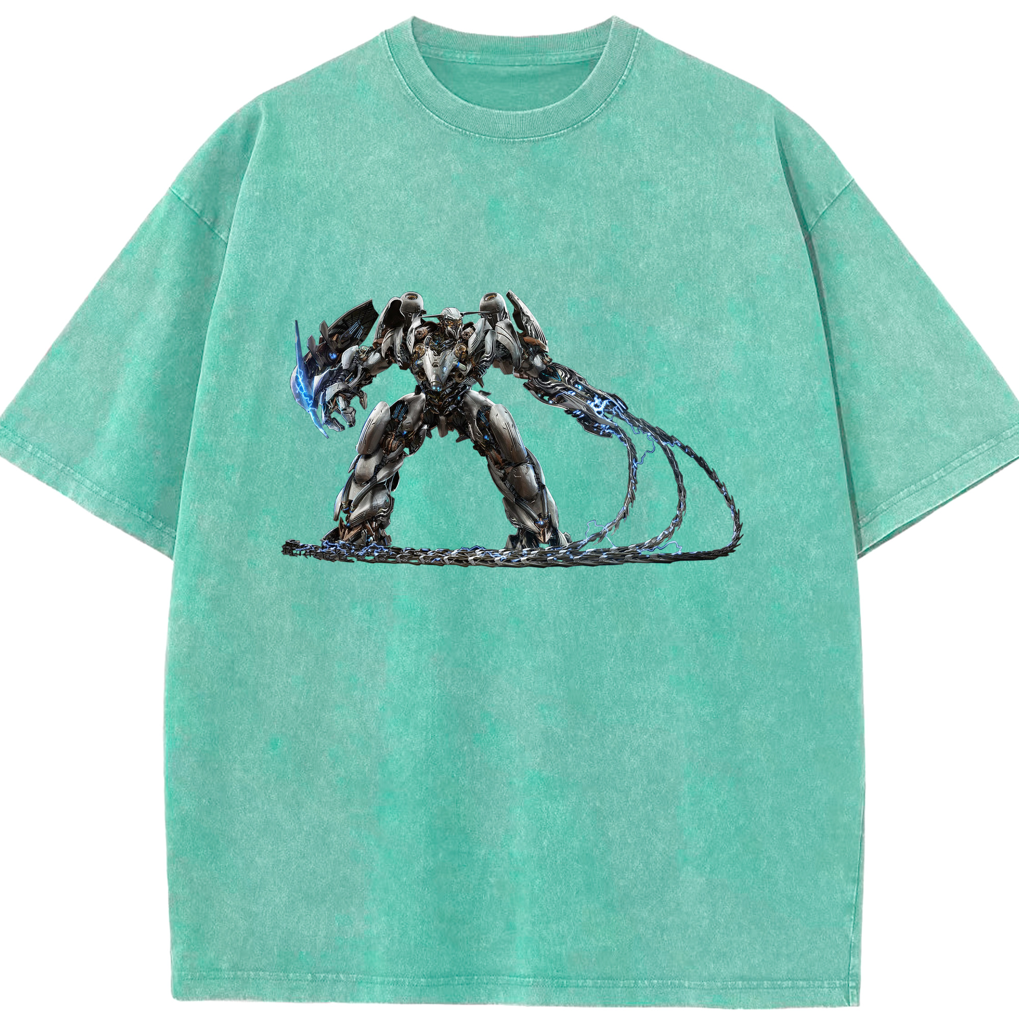 （画像用）  綿100% ヴィンテージ風 半袖Tシャツ（フロントプリント）